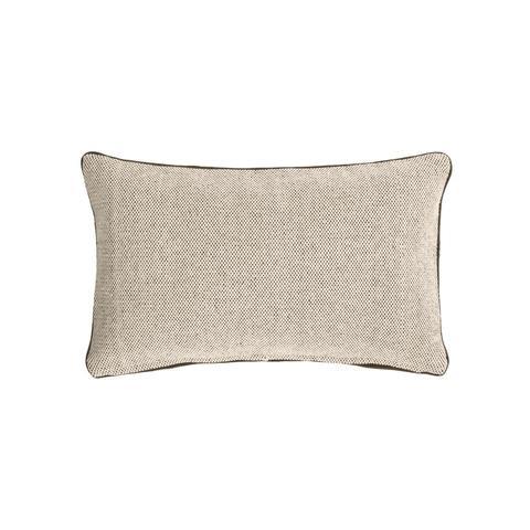 Чехол на подушку из 100% хлопка Celmira серый с вышивкой 30 x 50 см