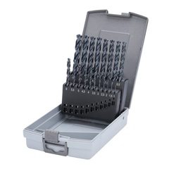 Набор сверл по металлу 1-10мм 19шт DIN338 HSSE-Co5 TiALN 130гр (пл. кейс) Ruko 215214FRO