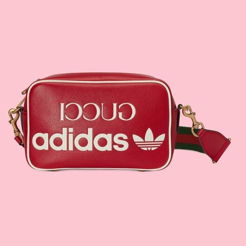 Маленькая сумка на плечо Adidas X Gucci красный