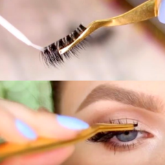 Пинцет «Gold Lash Applicator» от PINKY GOAT