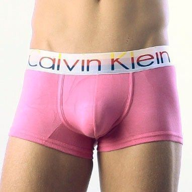 Мужские трусы хипсы Calvin Klein Steel Multicolor Pink