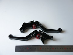 Рычаги ручки тормоза и сцепления Honda VTR 250 CB 400 CB-1 чёрные