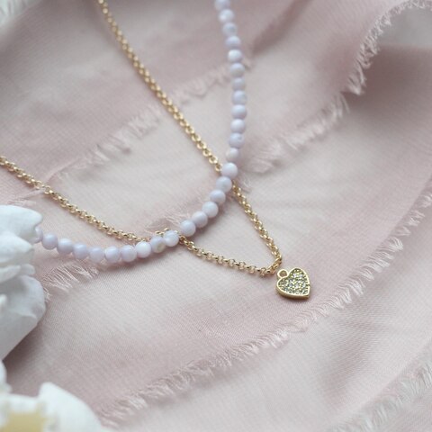 Подвеска Сердце с фианитами, 8*6 мм, позолота, П500