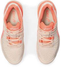 Женские теннисные кроссовки Asics Gel-Resolution 9 Clay - pearl pink/sun coral