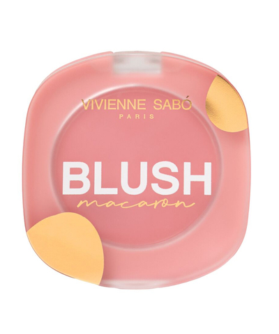 Матовые румяна Vivienne Sabo BLUSH macaron, тон 02 Холодный розовый