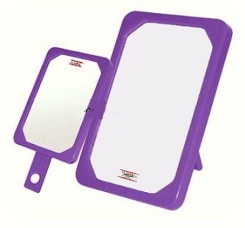 Зеркало 9364 PURPLE настольное квадратное 1-стор. 13,9х19,5 см