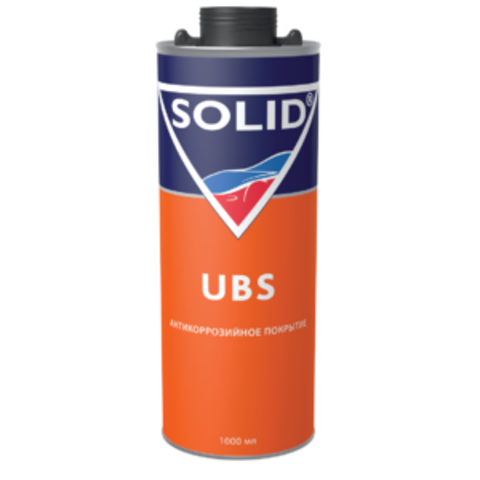 SOLID UBS (1000 мл) - аникоррозионное средство под пистолет, цвет: черный