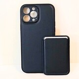 Кожаный чехол + съемный магнитный чехол-кошелек Wallet для iPhone 12 Pro (Синий)
