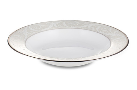 Тарелка суповая 23см Narumi Платиновый ноктюрн