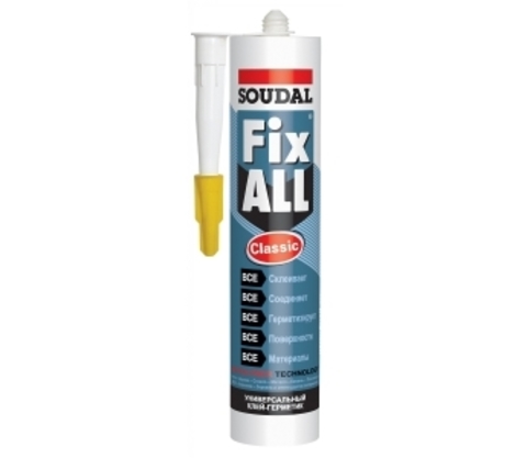 Soudal Fix All клей-герметик, 290 мл, белый