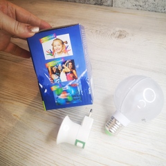 Диско Шар 3D светодиодный светильник с вилкой.  Свечение 3D звезды