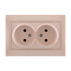 MIRA 701 3030 128 Розетка сдв жемч/бел вст.с/у