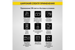 Ультрафиолетовый фонарь iCartool, 51 светодиод, до 6 часов работы, длина волны 395 нм IC-L201