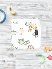 Двусторонний плед Mjölk Ламантины