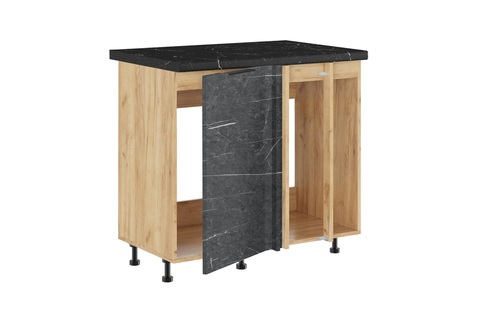 Брауни МП-1000 шкаф под мойку (Стол под мойку (прямой угол) одна створка+2 фальшпанели)