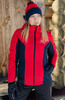 Утеплённая прогулочная куртка Nordski Base Red/Black Iris женская