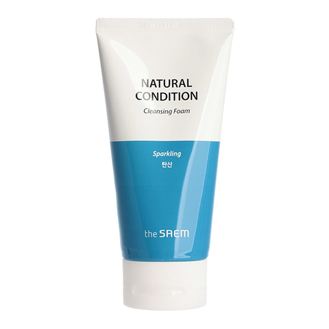 The Saem Natural Condition Sparkling Cleansing Foam пенка для глубокого очищения кожи