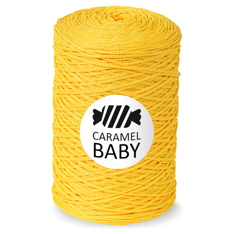 Шнур для вязания Caramel Baby 500 м манговый мусс 7754