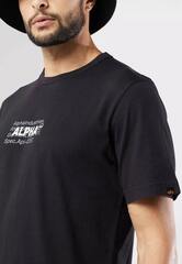 Футболка Alpha Industries Alpha Code Graphic Tee Black (Черная)