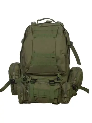 Рюкзак тактический с подсумками 35-50л (олива)