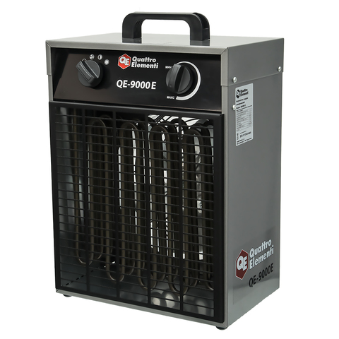 Нагреватель воздуха электрический QUATTRO ELEMENTI QE-9000 E  (6 / 9кВт, 380В-3ф, 820 м3/час) (248-566)
