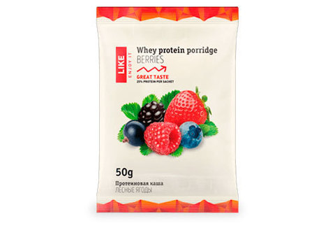 Протеиновая каша со вкусом лесных ягод, 50г