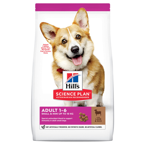 Hill's SP Adult Small&Mini собаки мелких пород ягненок сухой (6 кг)