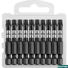 KRAFTOOL Impact TX30, 50 мм, 10 шт, ударные биты (26195-30-50-S10)