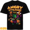 Детская оверсайз футболка Hardcore Training Angry Vitamins 3.0 Black