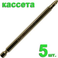 ОптСнабТорг | Бита отверточная ПРАКТИКА Эксперт PZ-2 х 110мм Tin (5шт), кассета (034-946)