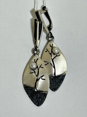 Яра (серьги из серебра)