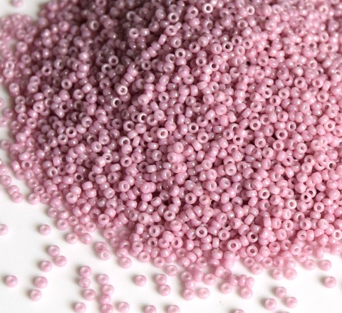 15/0 RR-0599 Бисер круглый Миюки /Miyuki round 15/0 Opaque Luster Antique Rose