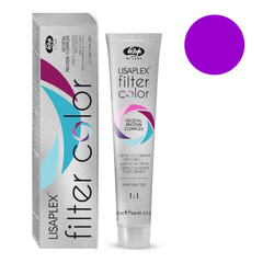 Оттенок темно-фиолетовый металлик Крем-краситель для волос Lisaplex Filter Color 100мл