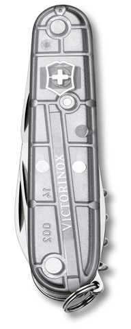 Нож складной Victorinox Spartan, 91 mm, 12 функций, полупрозрачный серебристый