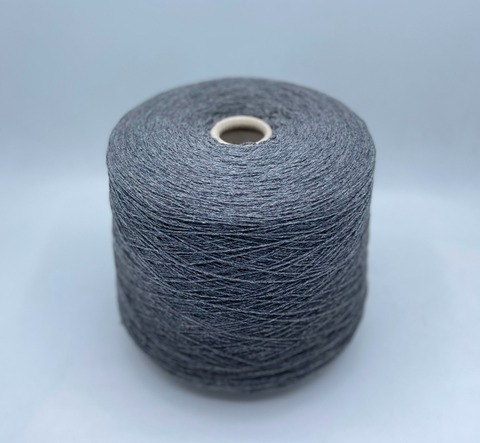 Filati Naturali (пр.Италия),art-Eco cashmere, 3/18 600/100гр, 100% кашемир с добавлением переработанных волокон, цвет-Графит меланж, арт-28193