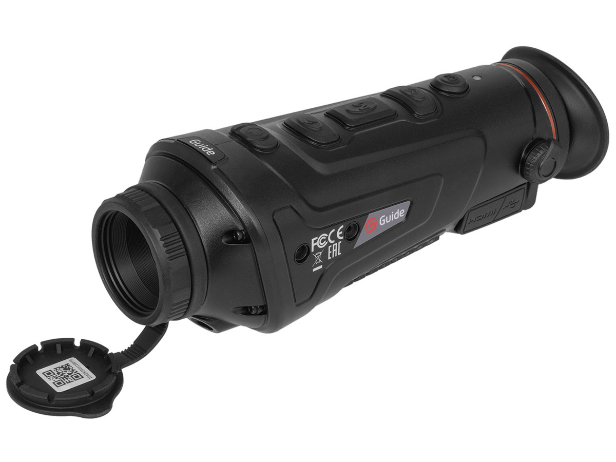 Тепловизионный монокуляр Guide TK621 640х480 12μm ≤30mk, ø25мм, зум х1.5-х12, ЛЦУ, WiFi, до 4.5ч,обнаружение 1000м, DISC