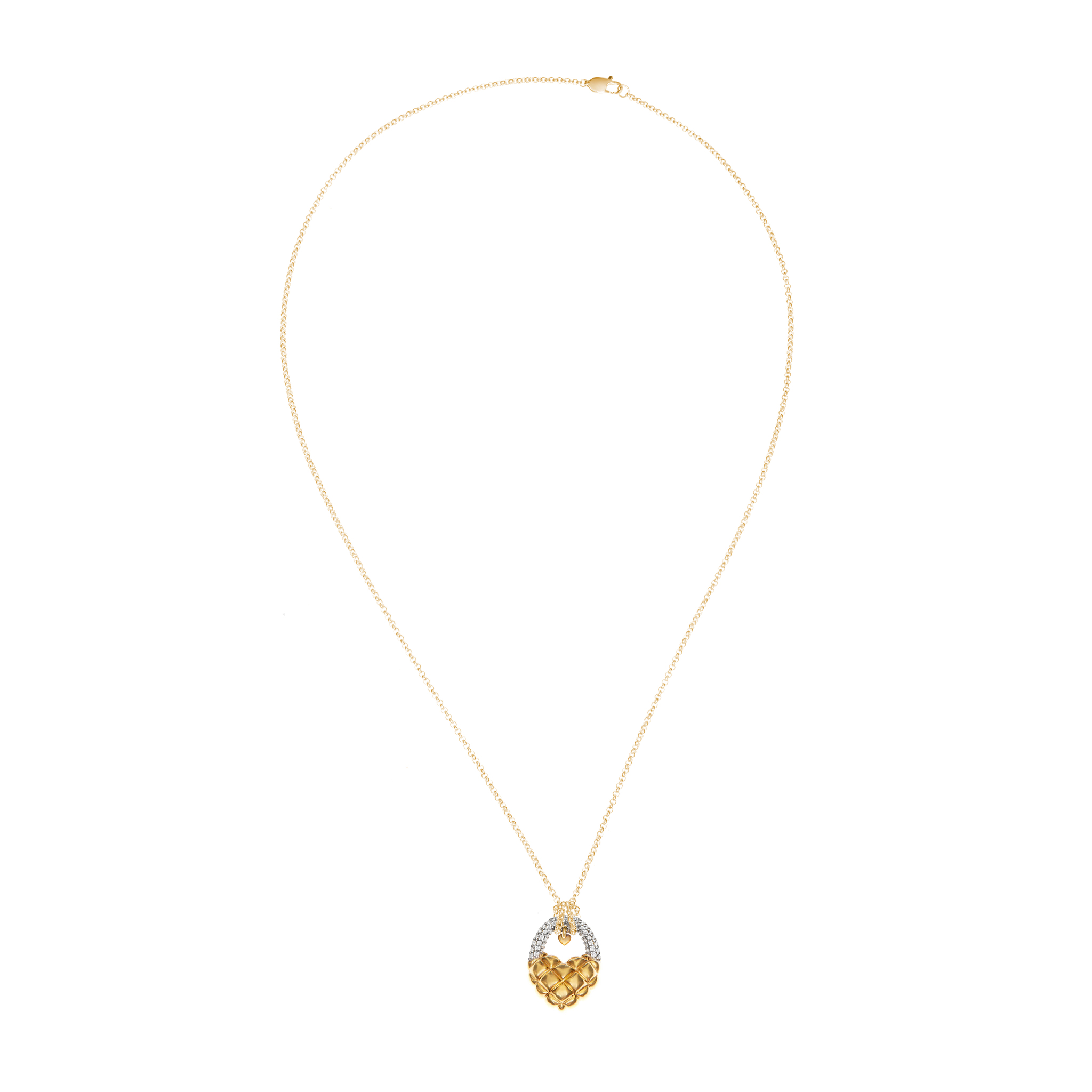 VIVA LA VIKA Колье Lock My Heart Necklace viva la vika колье gold heart necklace – crystal