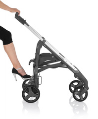 Прогулочная коляска Trilogy all over (на шасси Slate-gray) (Jeans Fluo Eqru)