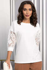 Джемпер Вирджиния НЬЮ (молочный) Б14116-48М LT Collection