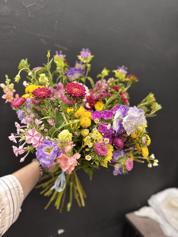 Букет с астрами и флоксами- Август