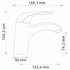 WasserKRAFT Rossel 2803 Смеситель для умывальника