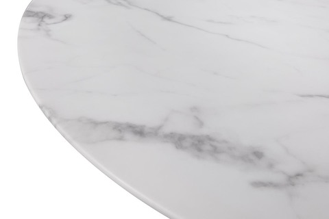 Стол журнальный круглый d100x40см Garda Decor искусственный мрамор