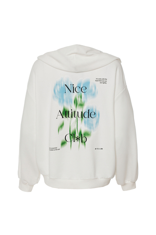 «City vibe zip» Худи на молнии с принтом.