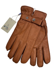 Перчатки. Мужские. Материал верха: Кожа оленя. Подклад: Трикотаж-шерсть. 5 шт в упаковке.