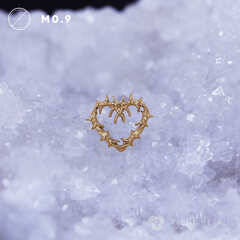 Heart Wire PVD Yellow