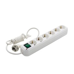 Фильтр сетевой 6 розеток, ПВС 3х1 мм?, 16А, с/з, 2м (Very) 89-0-262