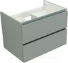 Aquanet 344750 Тумба с раковиной Вега 2.0 70 2 ящ. цв.мисти грин (раковина Ирис) (344750)