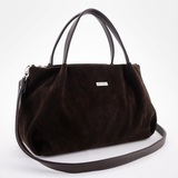 Сумка Саломея 334 эко-замша кофе