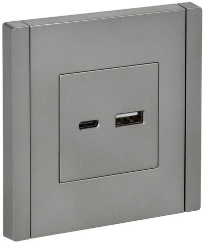 FORTE&PIANO Роз. USB A+C 18Вт FP551 ст. IEK