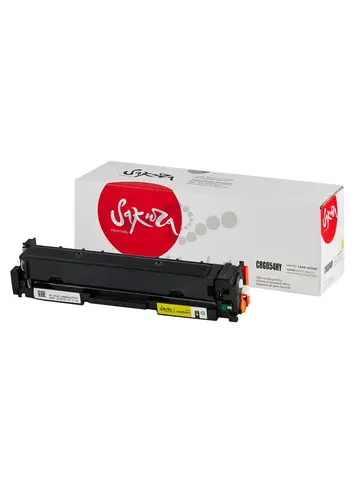 Картридж Sakura CRG054HY для Canon LB P621Cw, P623Cdw, MF641Cw, 643Cdw, 645Cx, желтый, 2300 к.